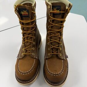 Thorogood Men's Tobacco Leather steel toe work Boots